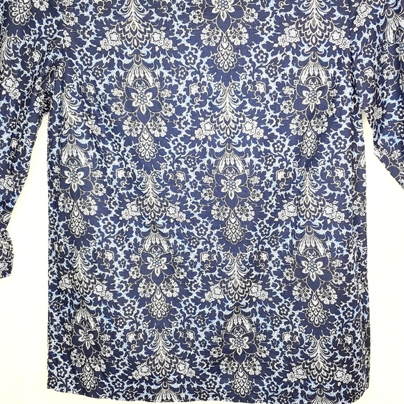 J. Crew tunic top. Navy Blue, 00 - Picture 8 of 9